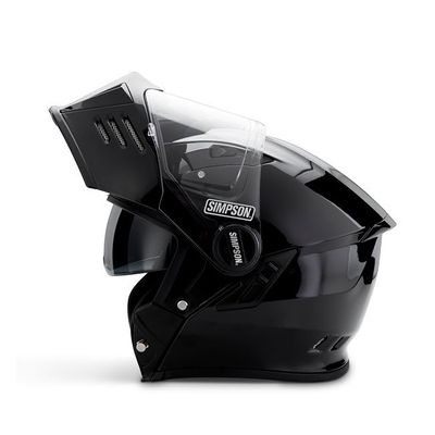 Hjälm Simpson Darksome svart metallic