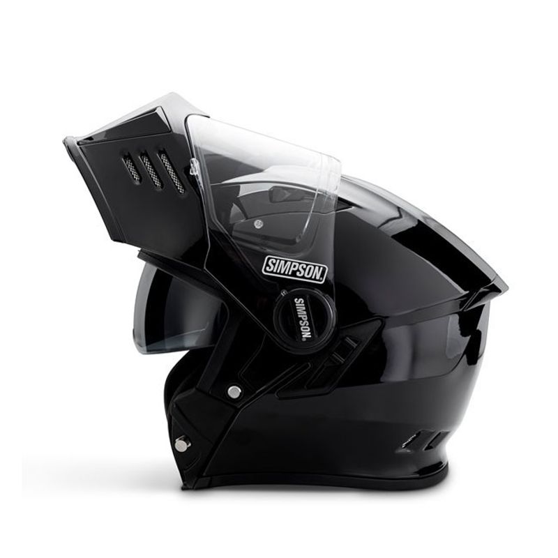 Hjälm Simpson Darksome svart metallic