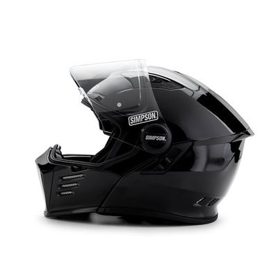 Hjälm Simpson Darksome svart metallic