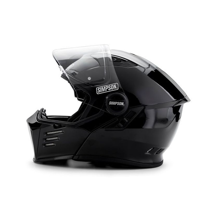 Hjälm Simpson Darksome svart metallic
