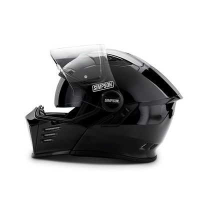 Hjälm Simpson Darksome svart metallic