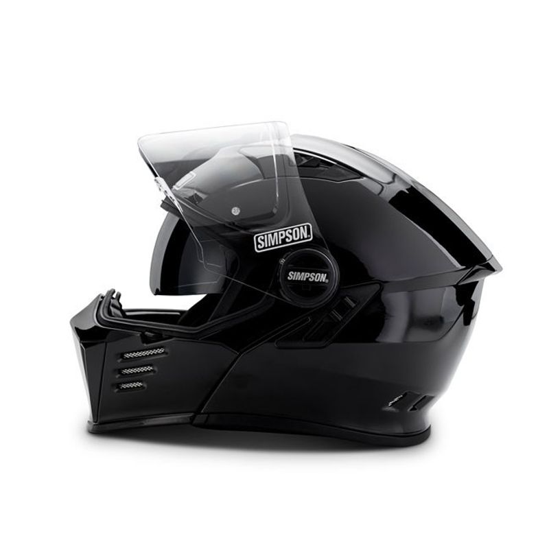 Hjälm Simpson Darksome svart metallic