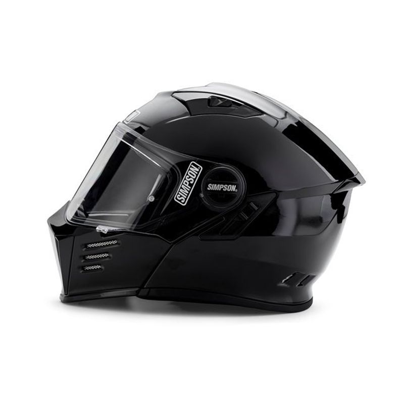 Hjälm Simpson Darksome svart metallic