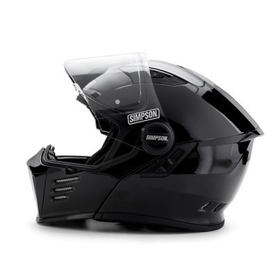 Hjälm Simpson Darksome svart metallic