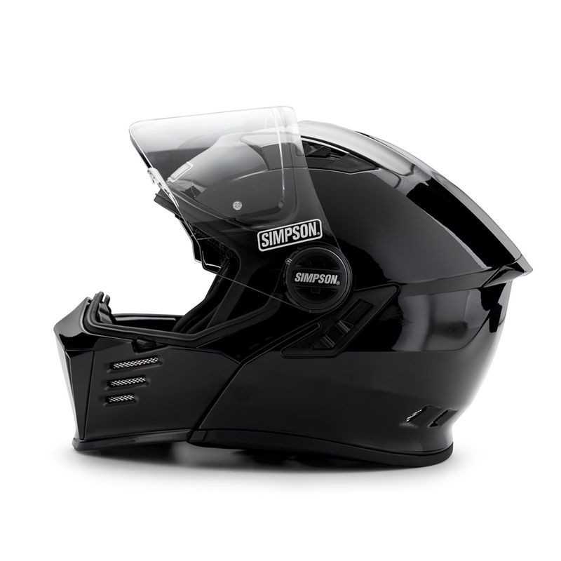 Hjälm Simpson Darksome svart metallic
