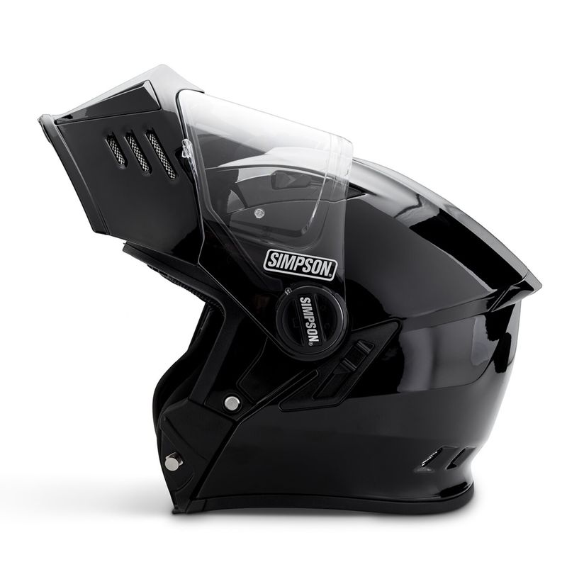 Hjälm Simpson Darksome svart metallic