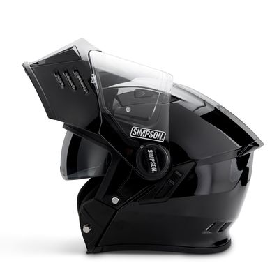 Hjälm Simpson Darksome svart metallic