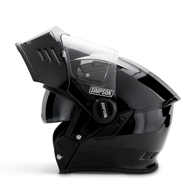 Hjälm Simpson Darksome svart metallic