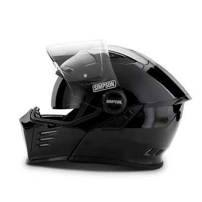 Hjälm Simpson Darksome svart metallic