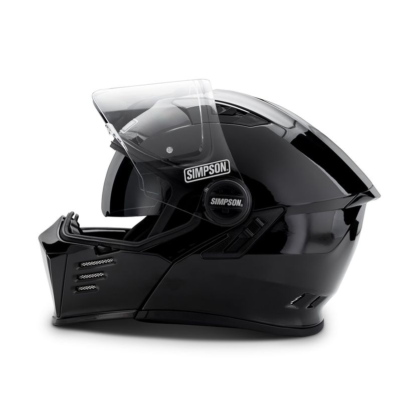 Hjälm Simpson Darksome svart metallic