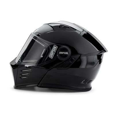 Hjälm Simpson Darksome svart metallic