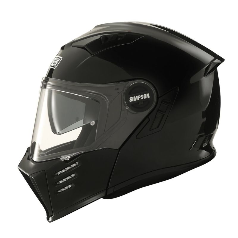 Hjälm Simpson Darksome svart metallic