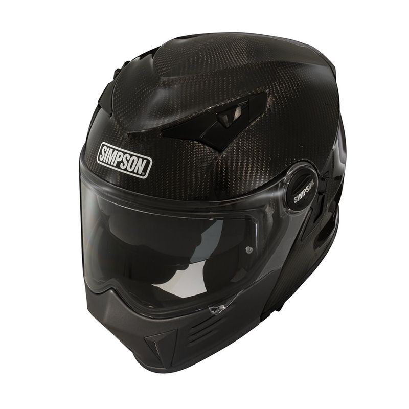 Hjälm Simpson Darksome kolfiber