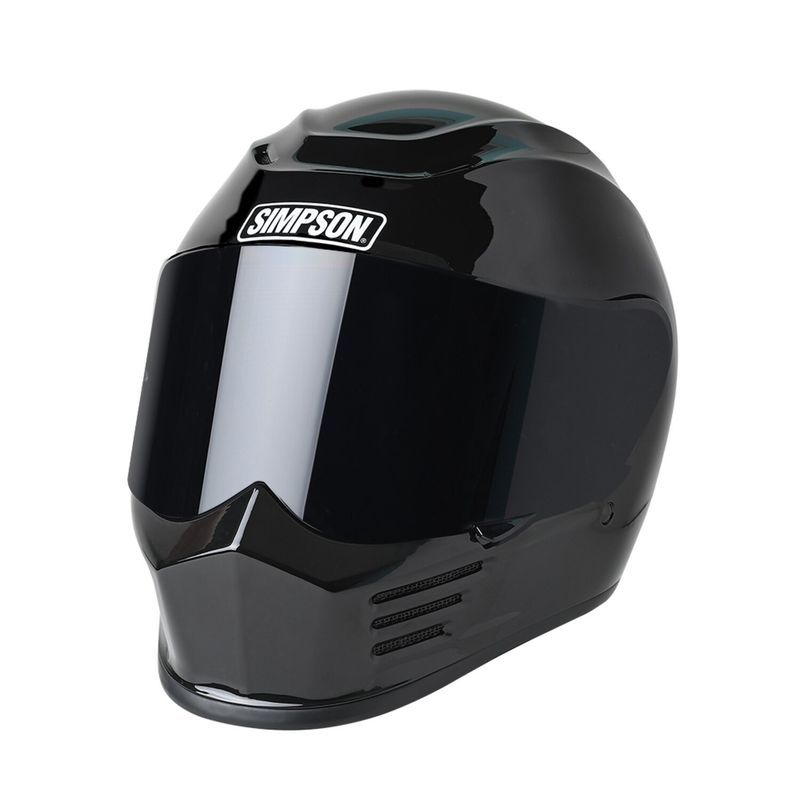 Hjälm Simpson Speed svart metallic