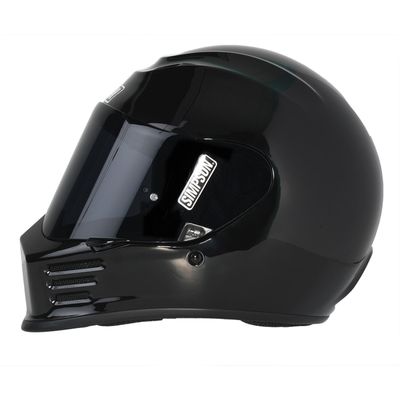 Hjälm Simpson Speed svart metallic