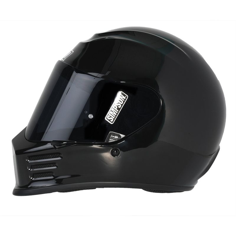 Hjälm Simpson Speed svart metallic