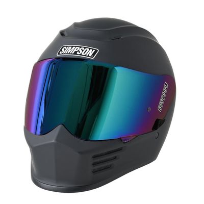 Hjälm Simpson Speed mattsvart