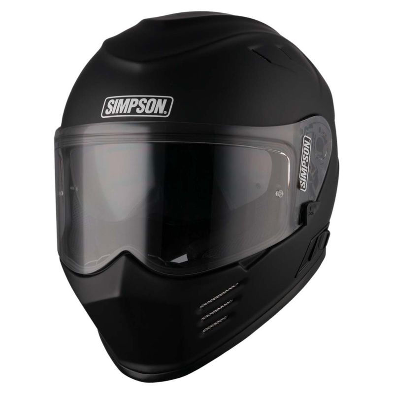 Hjälm Simpson Venom mattsvart