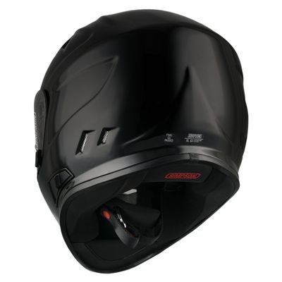 Hjälm Simpson Venom svart metallic