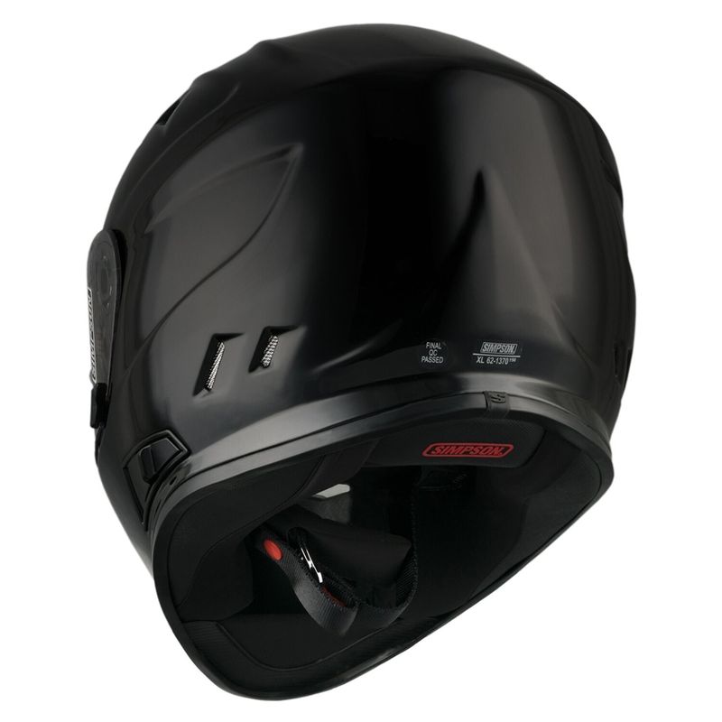 Hjälm Simpson Venom svart metallic