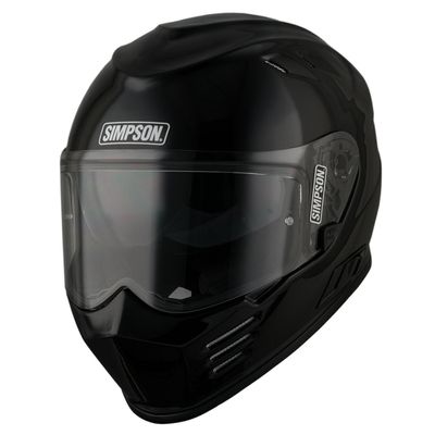 Hjälm Simpson Venom svart metallic