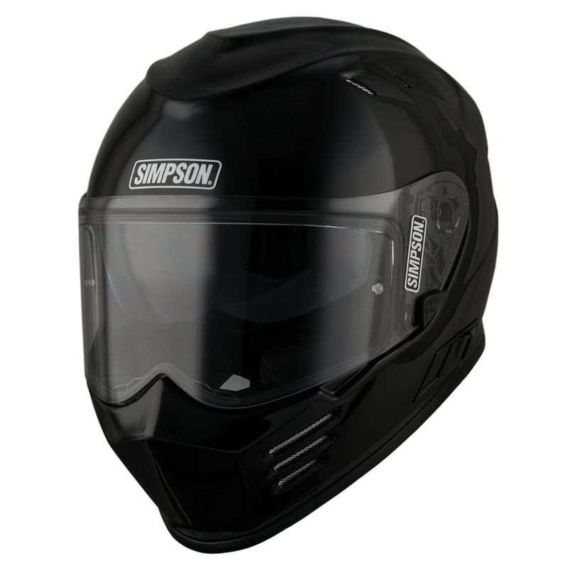 Hjälm Simpson Venom svart metallic