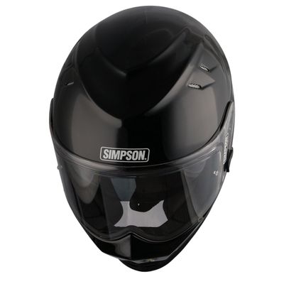 Hjälm Simpson Venom svart metallic