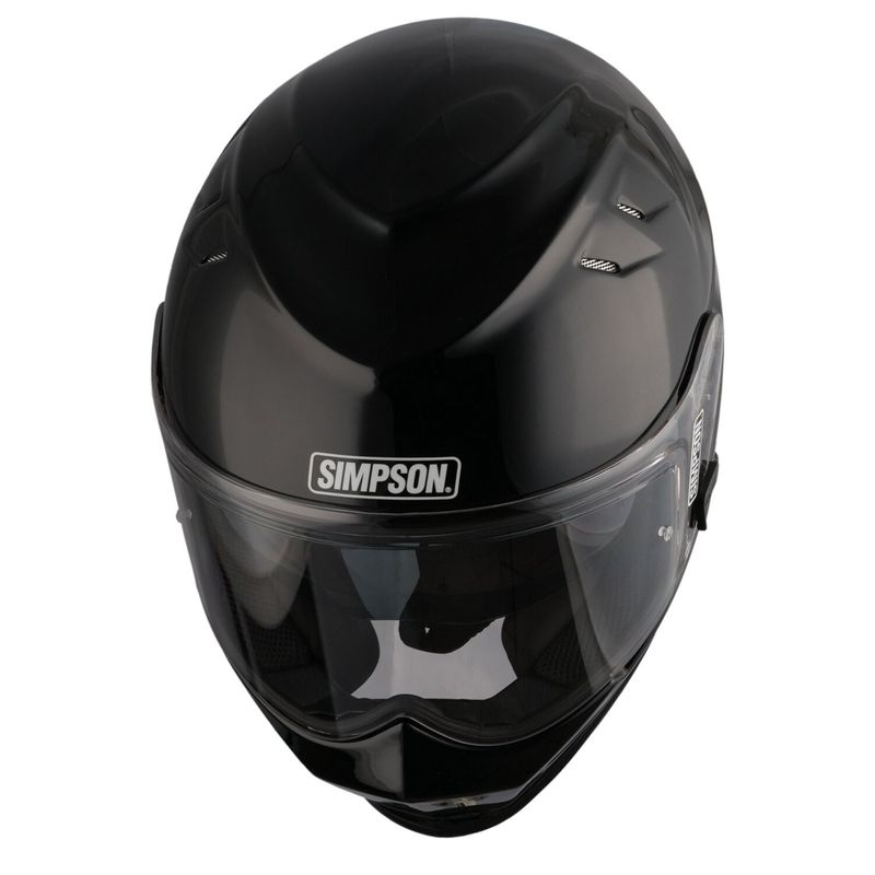 Hjälm Simpson Venom svart metallic