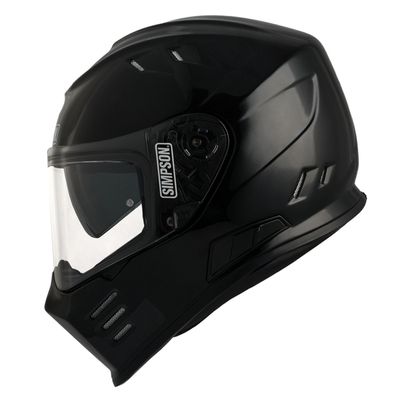 Hjälm Simpson Venom svart metallic