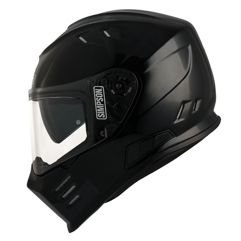 Hjälm Simpson Venom svart metallic