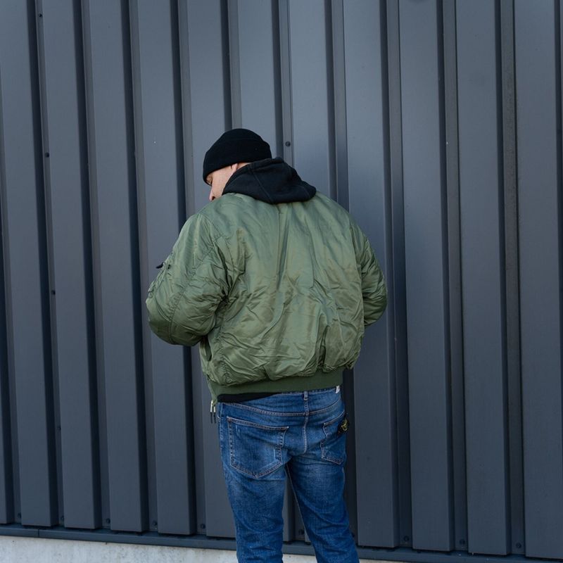 Jacka Army Surplus MA-1 Bomber grön