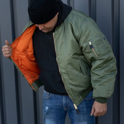 Jacka Army Surplus MA-1 Bomber grön