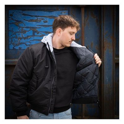 Jacka Army Surplus MA-1 Bomber stl S svart