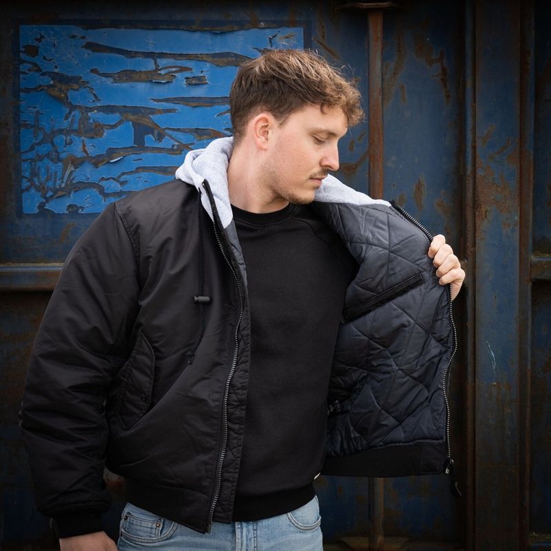 Jacka Army Surplus MA-1 Bomber stl S svart
