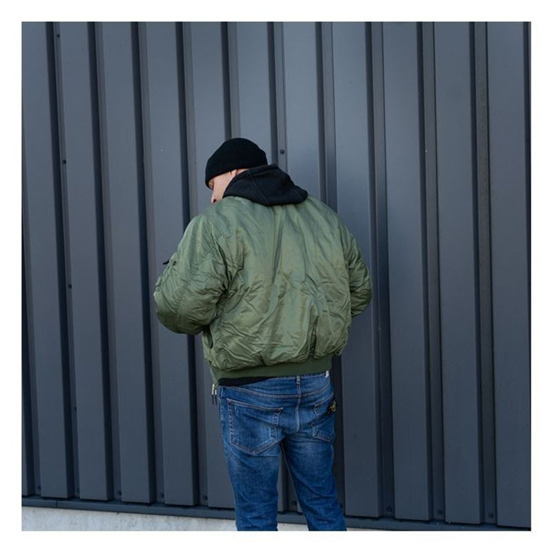 Jacka Army Surplus MA-1 Bomber grön