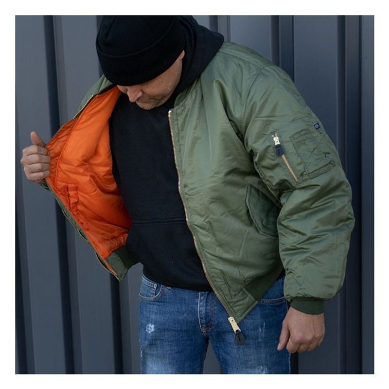 Jacka Army Surplus MA-1 Bomber grön