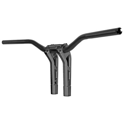 Riser Performance Machine PM Phatbar Ops 1-1/4" 12" svart H-D mech. or e-throttle with 0208-2195M-SMB