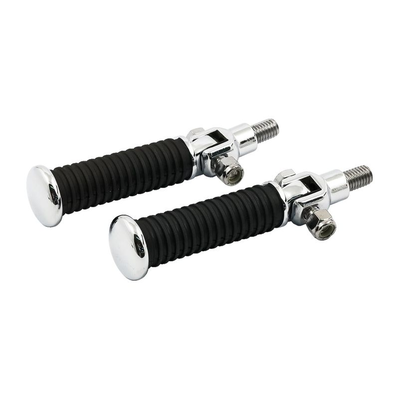 Fotpinnar passagerare MCS kromade ändlock Softail 84-99