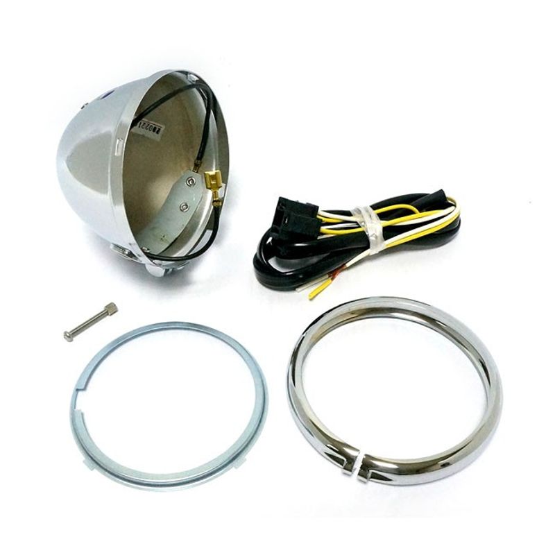 Strålkastare MCS 4-1/2" krom universal