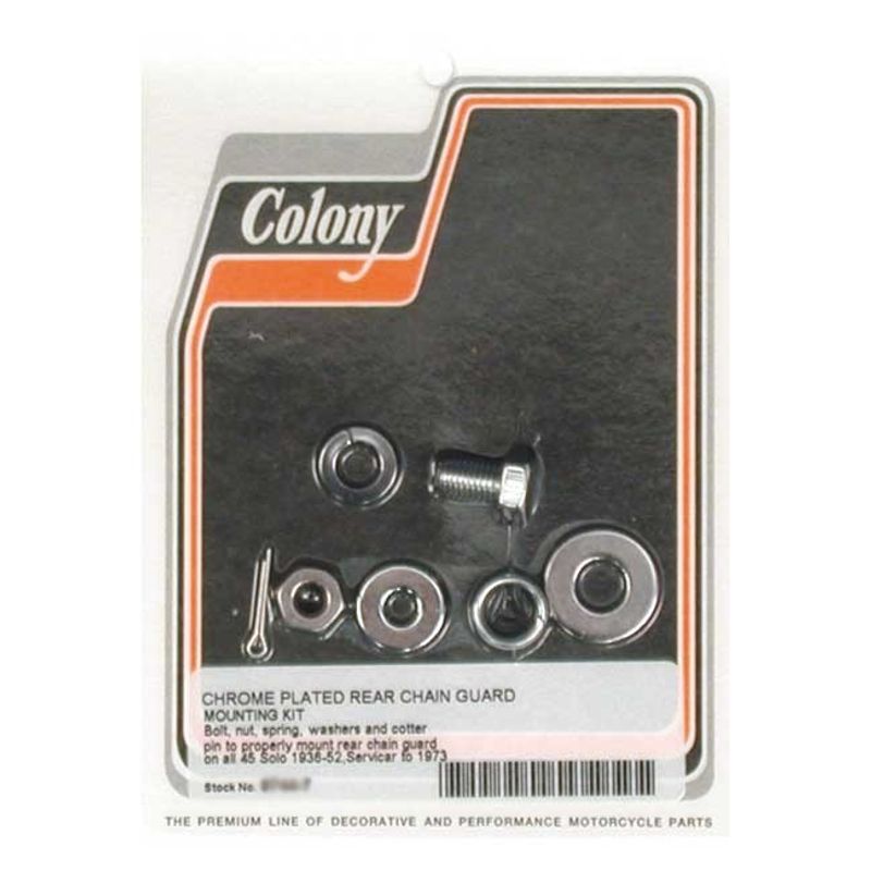 Monteringssats bak Colony 45ci 45" SOLO & up to 1973 SERVI-CAR krom