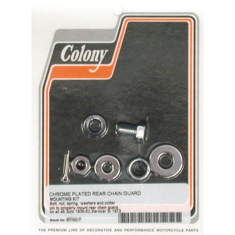 Monteringssats bak Colony 45ci 45" SOLO & up to 1973 SERVI-CAR krom