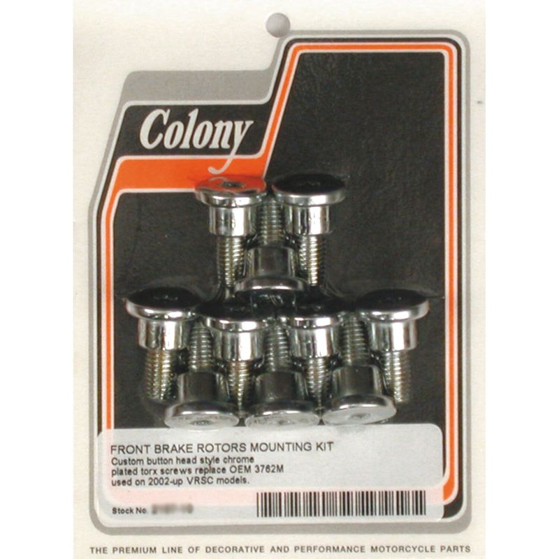 Skruvsats bromsskiva fram Colony VRSC V-Rod 02-17 (10-pack)