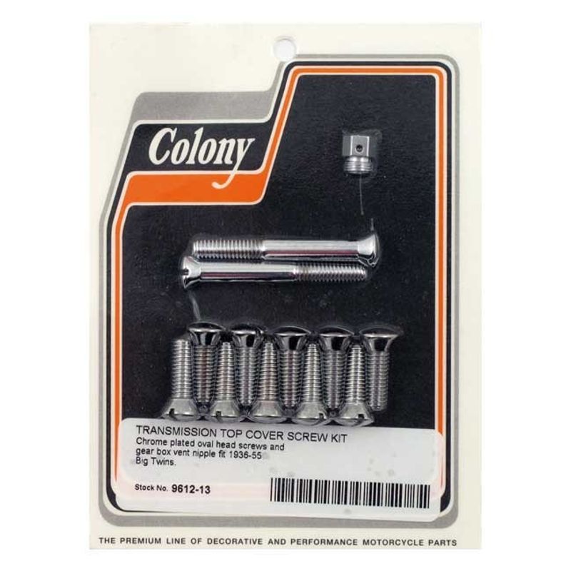 Skruvsats lock Colony krom Big Twin 36-55