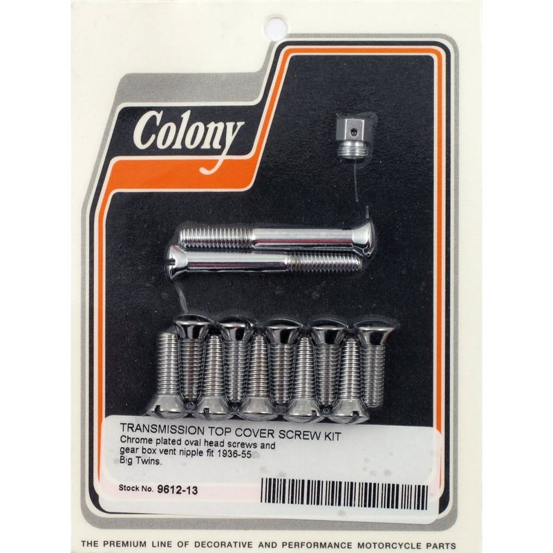 Skruvsats lock Colony krom Big Twin 36-55