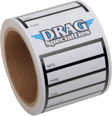 Däck Drag Specialties Labels