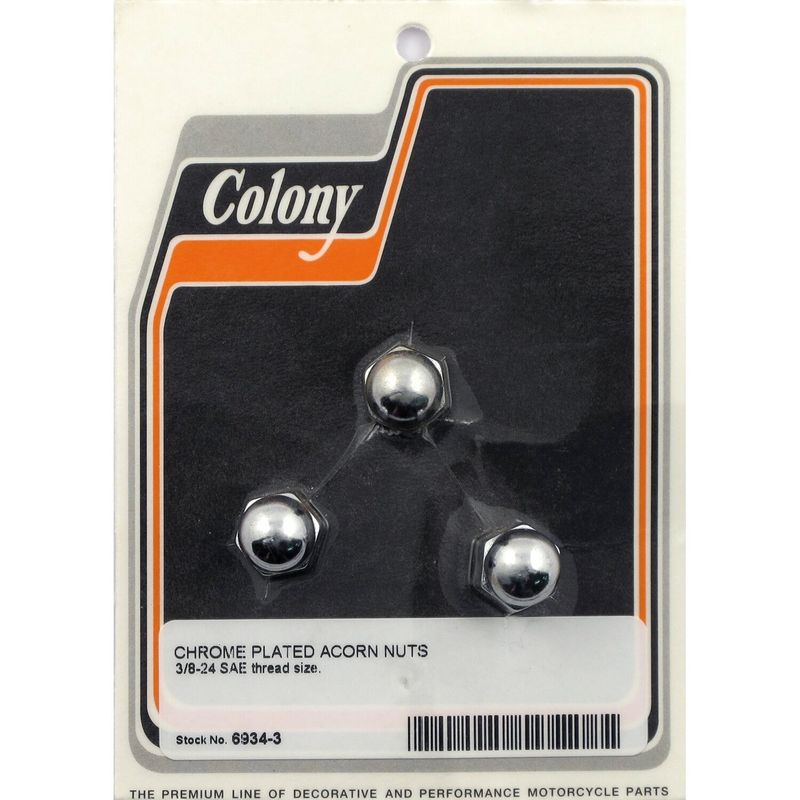 Muttrar Colony Acorn 3/8-24 (3-pack)
