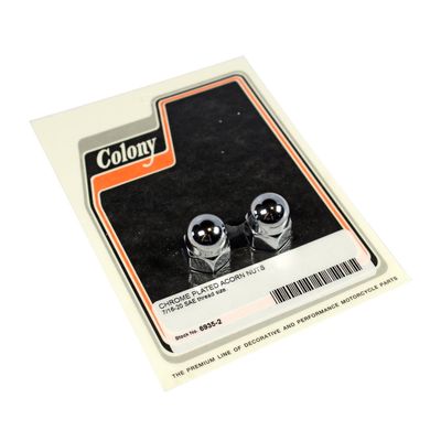 Mutter Colony 7/16-20 krom (2-pack)