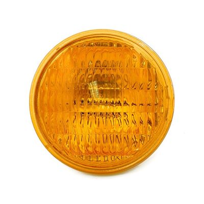 Strålkastarinsats 4-1/2" 12V 35W orange räfflat glas