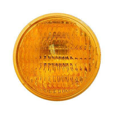 Strålkastarinsats 4-1/2" 12V 35W orange räfflat glas