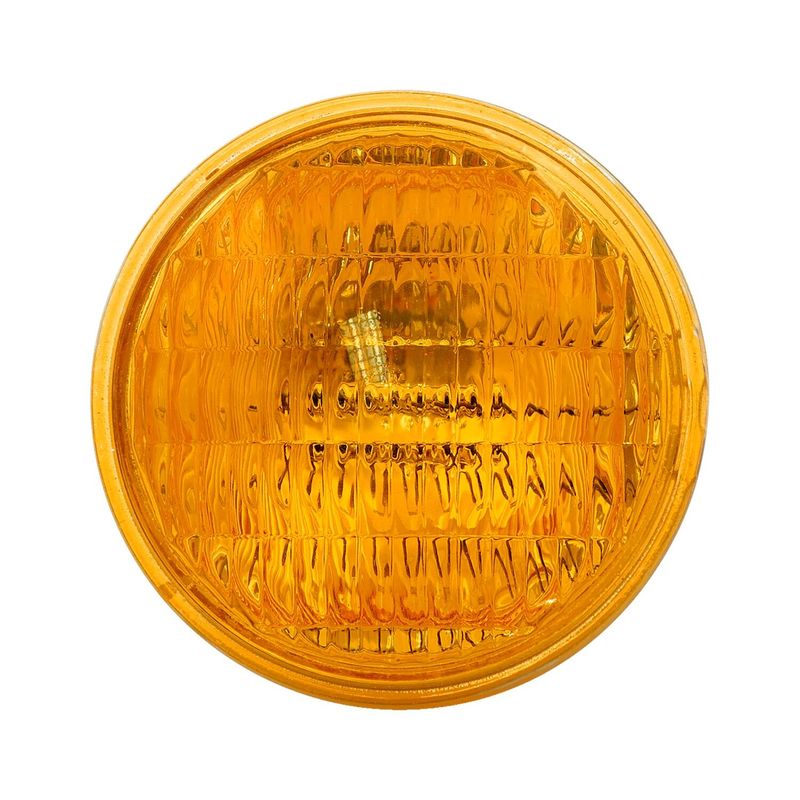 Strålkastarinsats 4-1/2" 12V 35W orange räfflat glas